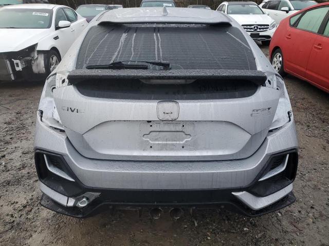 SHHFK7H93MU403735 - 2021 HONDA CIVIC SPORT TOURING SILVER photo 6