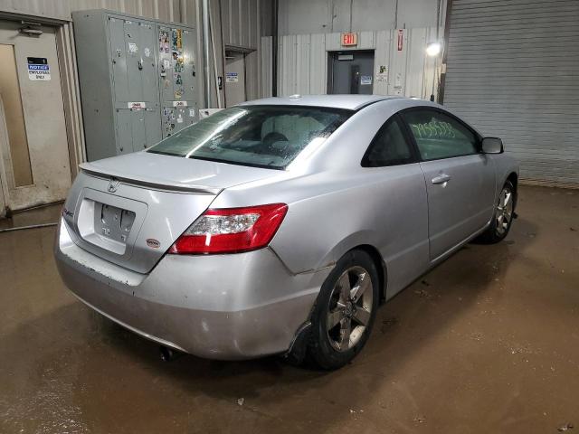 2HGFG129X8H539290 - 2008 HONDA CIVIC EXL SILVER photo 3