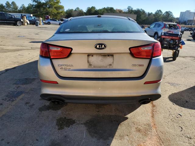 5XXGN4A70EG303661 - 2014 KIA OPTIMA EX SILVER photo 6