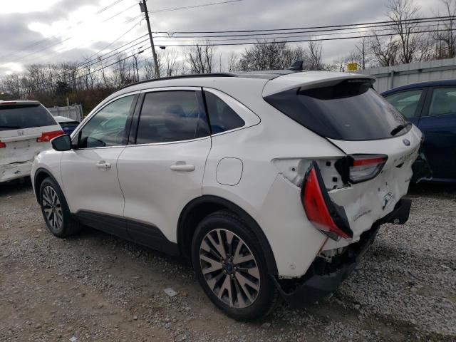 1FMCU9J92LUA08838 - 2020 FORD ESCAPE TITANIUM WHITE photo 2