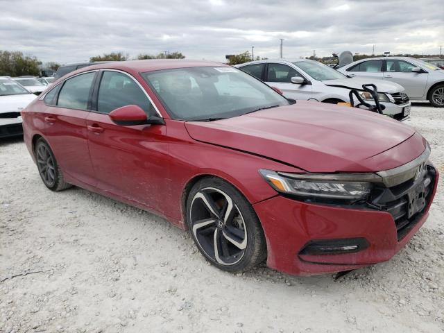 1HGCV1F31LA087025 - 2020 HONDA ACCORD SPORT RED photo 4