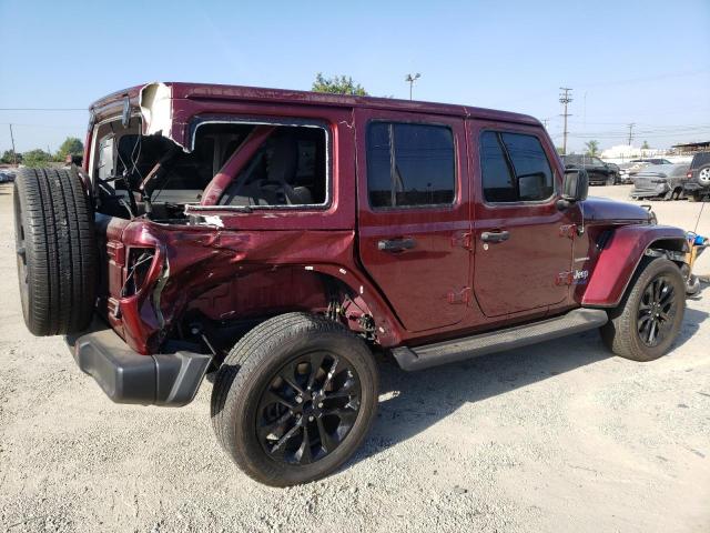 1C4JJXP62MW749552 - 2021 JEEP WRANGLER U SAHARA 4XE BURGUNDY photo 3