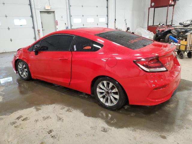 2HGFG3A83FH521585 - 2015 HONDA CIVIC EX RED photo 2