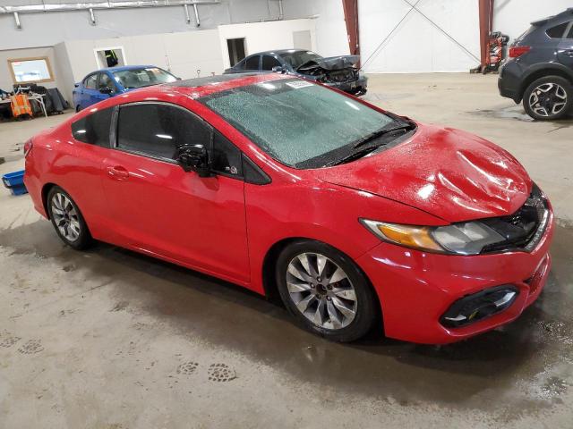 2HGFG3A83FH521585 - 2015 HONDA CIVIC EX RED photo 4