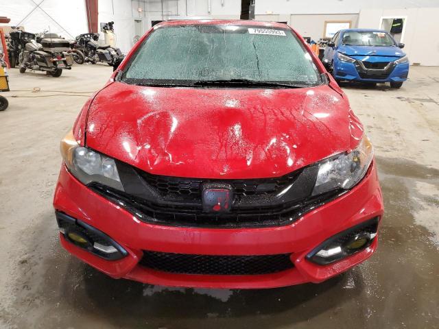 2HGFG3A83FH521585 - 2015 HONDA CIVIC EX RED photo 5