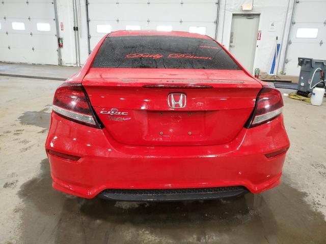 2HGFG3A83FH521585 - 2015 HONDA CIVIC EX RED photo 6