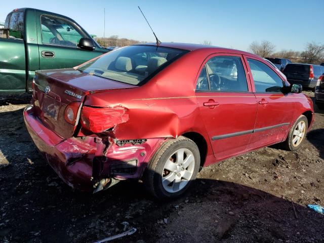 2T1BR32E37C755359 - 2007 TOYOTA COROLLA CE RED photo 3