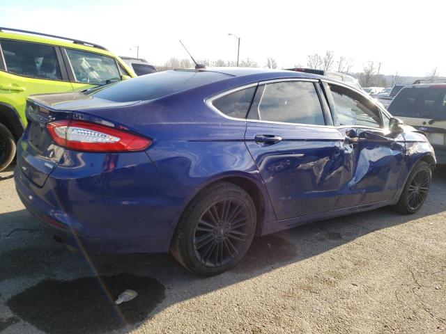 3FA6P0HD2GR277598 - 2016 FORD FUSION SE BLUE photo 3