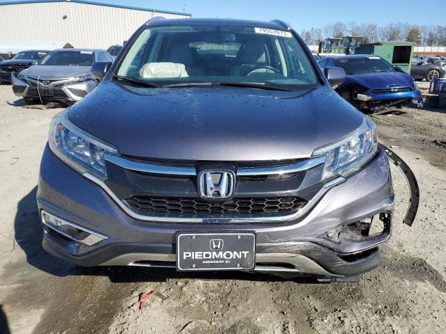 2HKRM3H75GH557398 - 2016 HONDA CR-V EXL GRAY photo 5