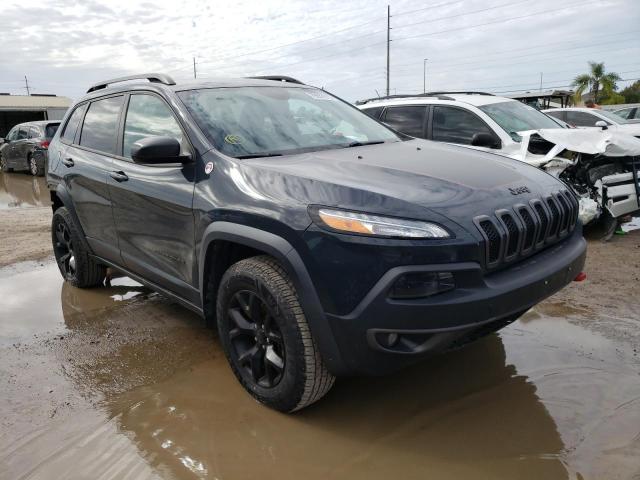 1C4PJMBSXHW588032 - 2017 JEEP CHEROKEE TRAILHAWK GRAY photo 4