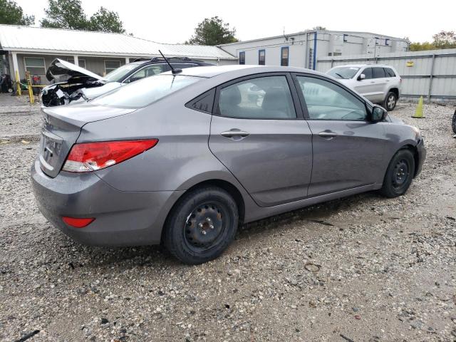 KMHCT4AE2EU636243 - 2014 HYUNDAI ACCENT GLS GRAY photo 3