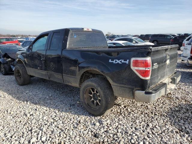 1FTEX1EMXBFC81288 - 2011 FORD F150 SUPER CAB BLACK photo 2