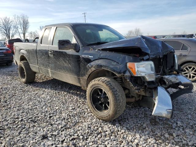 1FTEX1EMXBFC81288 - 2011 FORD F150 SUPER CAB BLACK photo 4