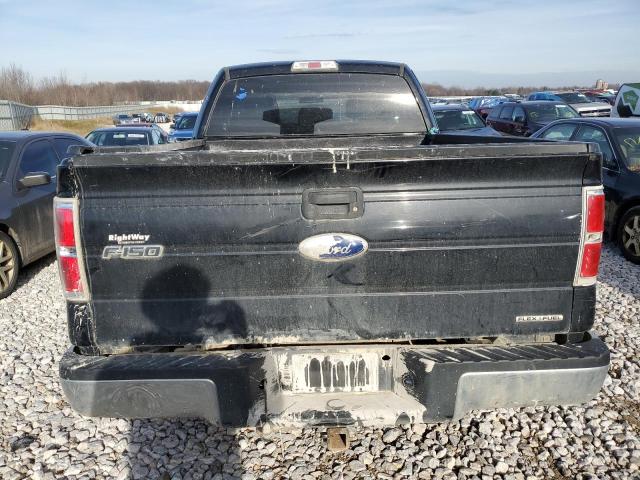 1FTEX1EMXBFC81288 - 2011 FORD F150 SUPER CAB BLACK photo 6