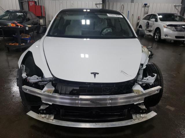 5YJ3E1EAXNF102811 - 2022 TESLA MODEL 3 WHITE photo 5