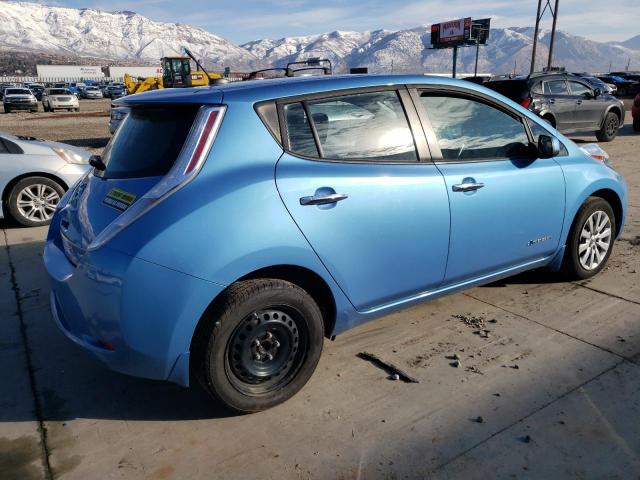 1N4AZ0CP2EC338630 - 2014 NISSAN LEAF S BLUE photo 3