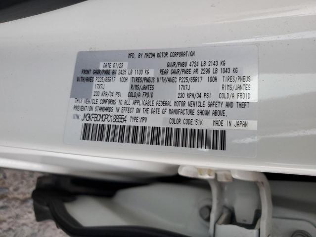 JM3KFBCM0P0188554 - 2023 MAZDA CX-5 PREFERRED WHITE photo 13