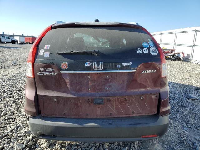 5J6RM4H72EL014650 - 2014 HONDA CR-V EXL MAROON photo 6