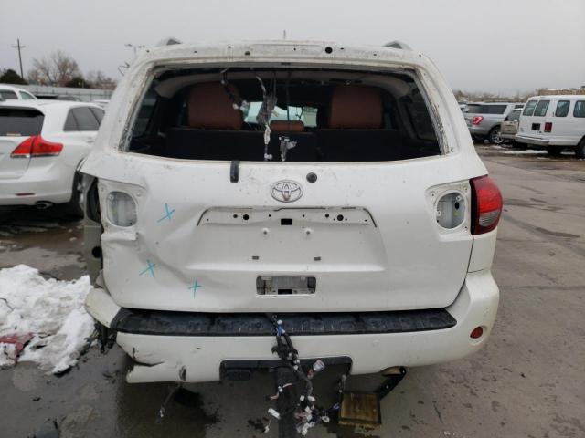 5TDDY5G13LS181151 - 2020 TOYOTA SEQUOIA PLATINUM WHITE photo 6