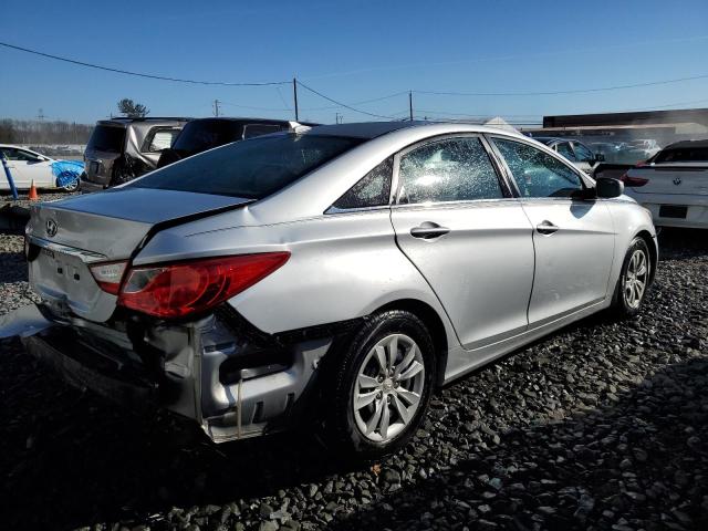 5NPEB4ACXDH519517 - 2013 HYUNDAI SONATA GLS SILVER photo 3