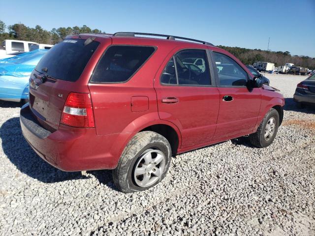 KNDJC735695873084 - 2009 KIA SORENTO LX BURGUNDY photo 3