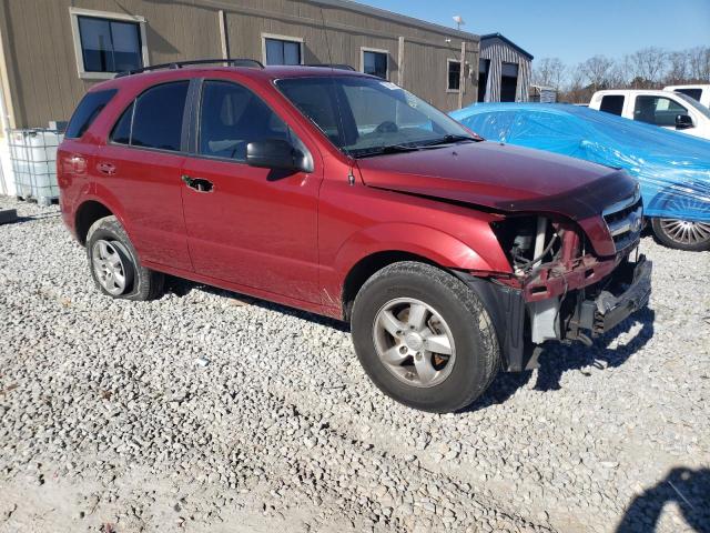 KNDJC735695873084 - 2009 KIA SORENTO LX BURGUNDY photo 4