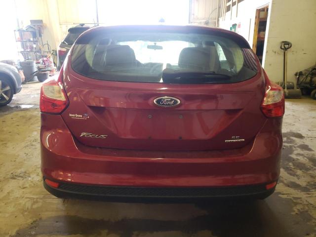 1FADP3K23DL210602 - 2013 FORD FOCUS SE RED photo 6