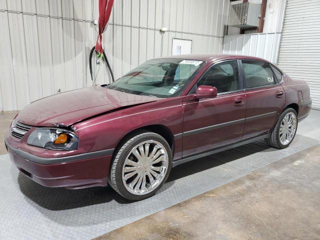 2G1WF52E049354930 - 2004 CHEVROLET IMPALA BURGUNDY photo 1