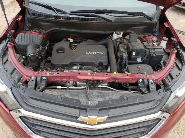 3GNAXUEV7KS652371 - 2019 CHEVROLET EQUINOX LT RED photo 11