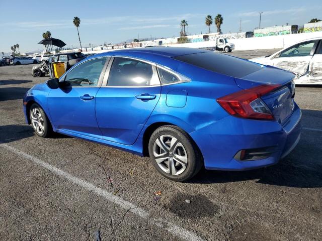 2HGFC2F53GH562014 - 2016 HONDA CIVIC LX BLUE photo 2