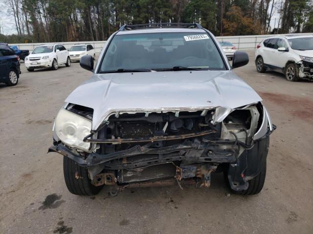 JTEBU14R278077634 - 2007 TOYOTA 4RUNNER SR5 SILVER photo 5