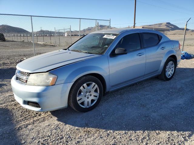 1C3CDZAB9DN627086 - 2013 DODGE AVENGER SE BLUE photo 1