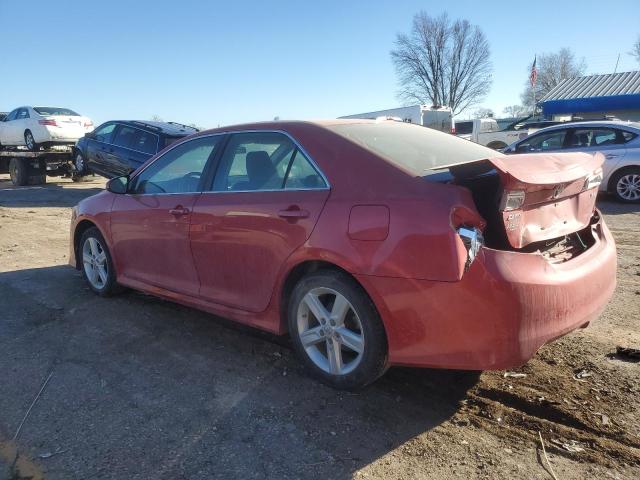 4T1BF1FK3CU554065 - 2012 TOYOTA CAMRY BASE RED photo 2