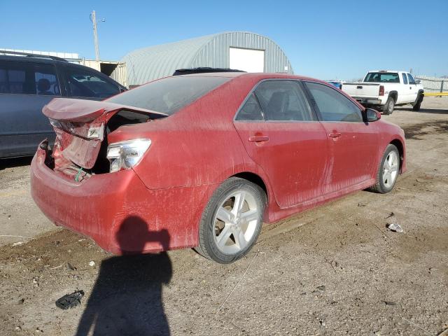 4T1BF1FK3CU554065 - 2012 TOYOTA CAMRY BASE RED photo 3