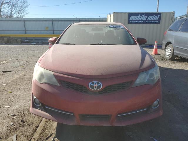 4T1BF1FK3CU554065 - 2012 TOYOTA CAMRY BASE RED photo 5