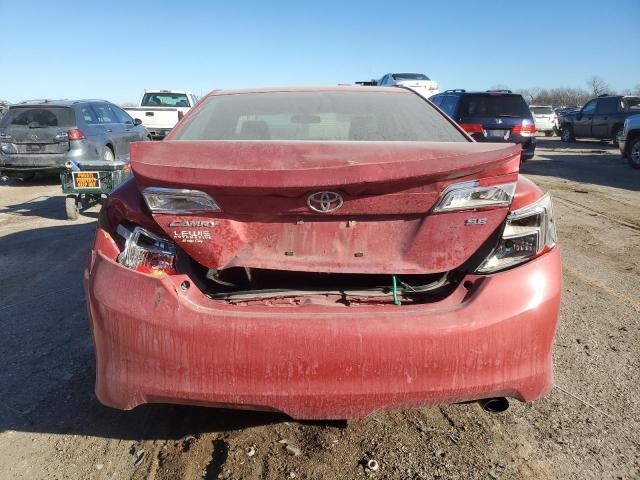 4T1BF1FK3CU554065 - 2012 TOYOTA CAMRY BASE RED photo 6