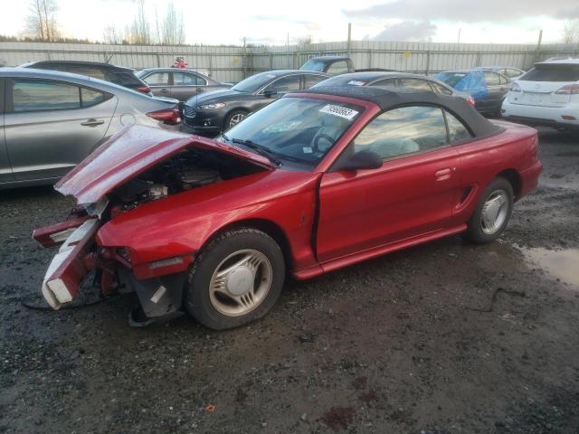 1FALP4441RF121200 - 1994 FORD MUSTANG RED photo 1