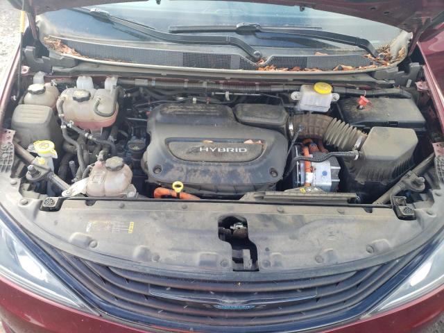 2C4RC1L78KR653536 - 2019 CHRYSLER PACIFICA HYBRID TOURING L BURGUNDY photo 11