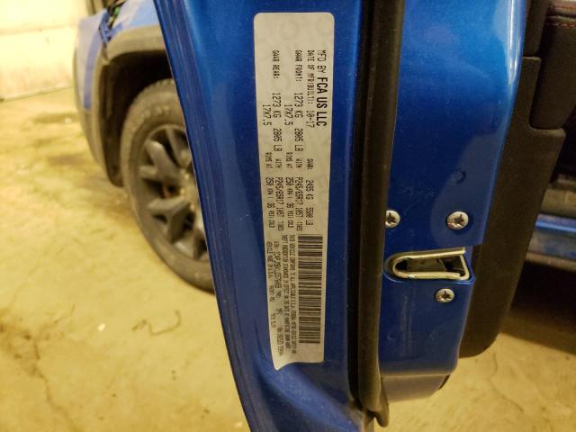 1C4PJMBX1JD576459 - 2018 JEEP CHEROKEE TRAILHAWK BLUE photo 12