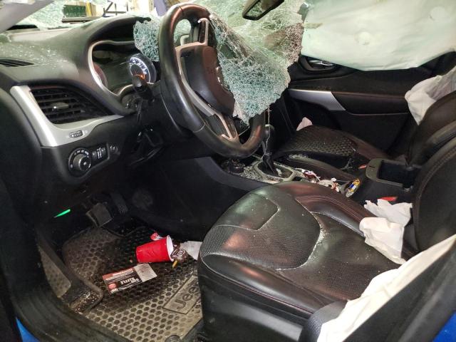 1C4PJMBX1JD576459 - 2018 JEEP CHEROKEE TRAILHAWK BLUE photo 8