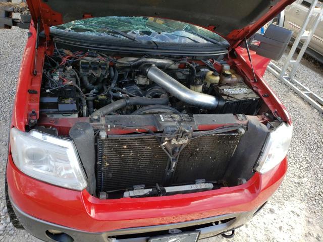 1FTPW14V88KB95368 - 2008 FORD F150 SUPERCREW RED photo 11