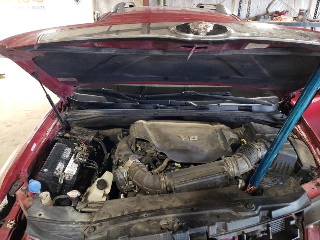 KNDJH741195012618 - 2009 KIA BORREGO LX BURGUNDY photo 11