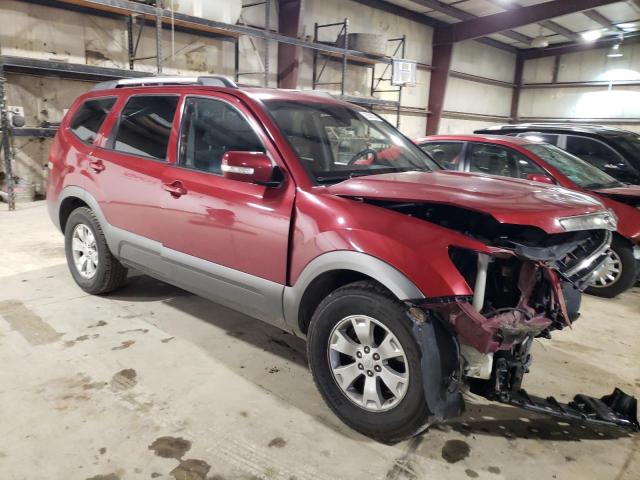 KNDJH741195012618 - 2009 KIA BORREGO LX BURGUNDY photo 4