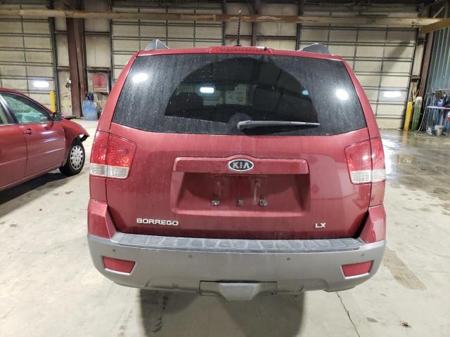 KNDJH741195012618 - 2009 KIA BORREGO LX BURGUNDY photo 6