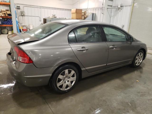 2HGFA16577H505704 - 2007 HONDA CIVIC LX GRAY photo 3