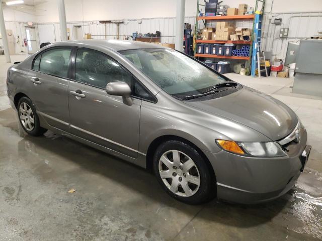 2HGFA16577H505704 - 2007 HONDA CIVIC LX GRAY photo 4