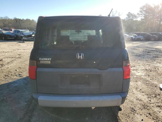 5J6YH18624L004687 - 2004 HONDA ELEMENT EX BLACK photo 6