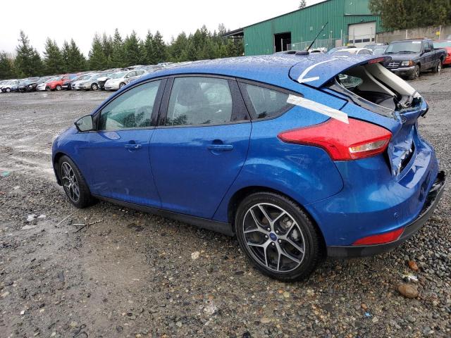 1FADP3M23JL323247 - 2018 FORD FOCUS SEL BLUE photo 2