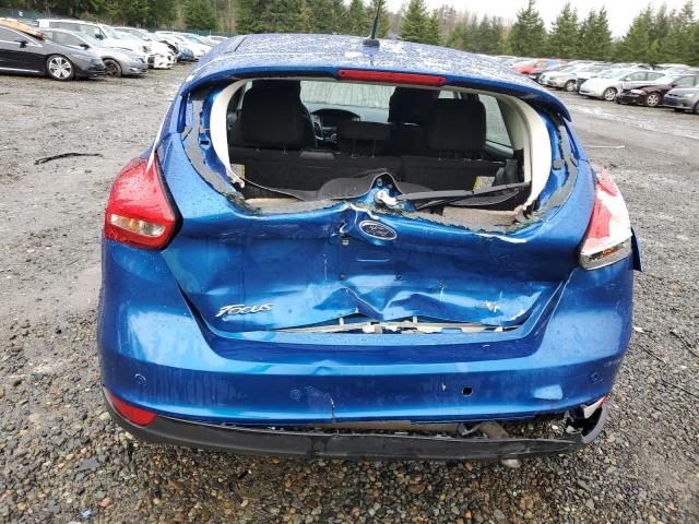 1FADP3M23JL323247 - 2018 FORD FOCUS SEL BLUE photo 6