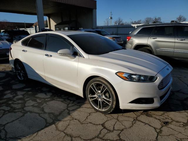 3FA6P0K97DR177139 - 2013 FORD FUSION TITANIUM WHITE photo 4